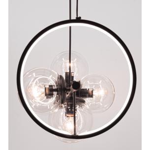 Lampa wisząca z pierścieniem świetlnym led