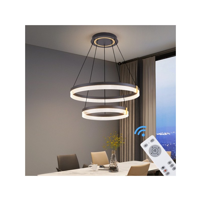 Lampa wisząca LED z pilotem nad stół do jadalni Lampa wisząca LED z pilotem nad stół do jadalni