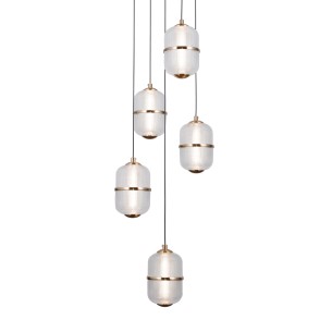 lampa długa wisząca w stylu glamour led lampa długa wisząca w stylu glamour led