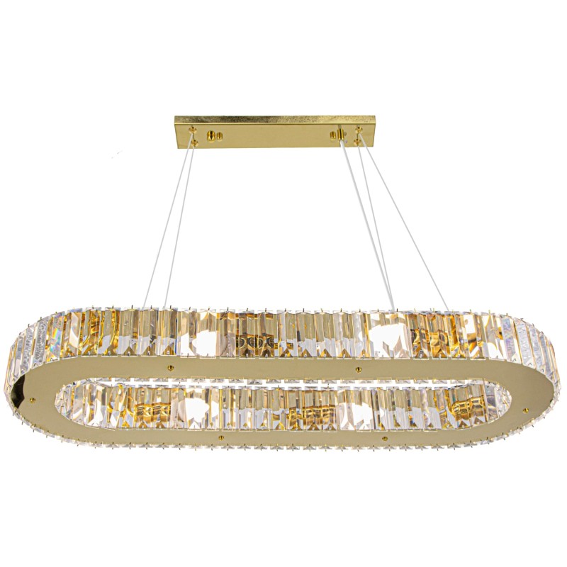 Lampa wisząca w stylu glamour z kryształami