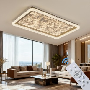 Plafon led sterowany pilotem do salonu