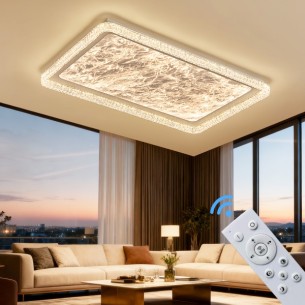 plafon led duży biały do salonu sterowany pilotem plafon led duży biały do salonu sterowany pilotem
