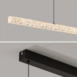 lampa wisząca led z czarna biała nowoczesna