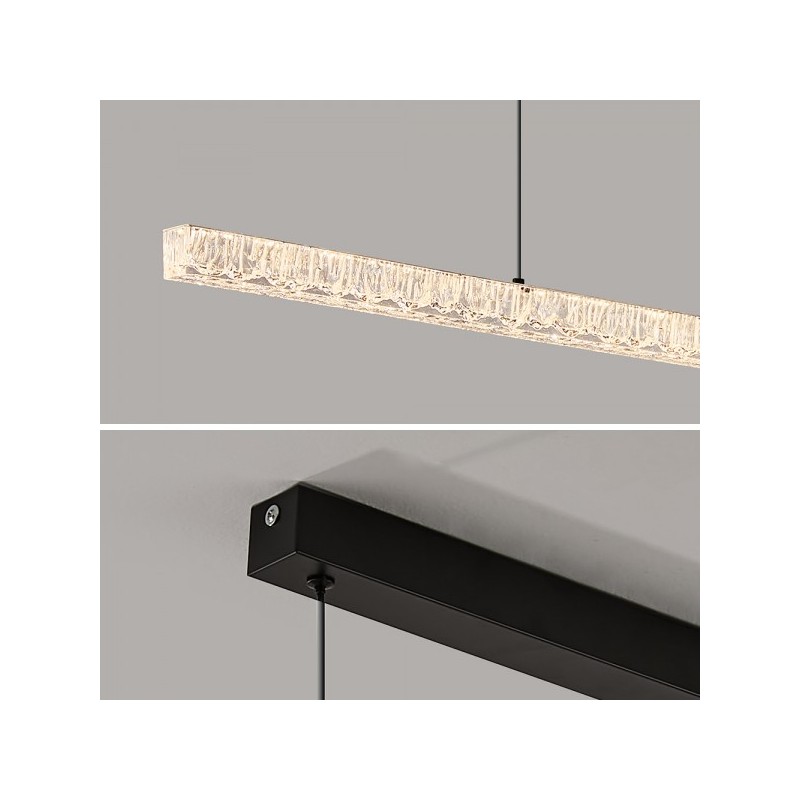 lampa wisząca led z czarna biała nowoczesna