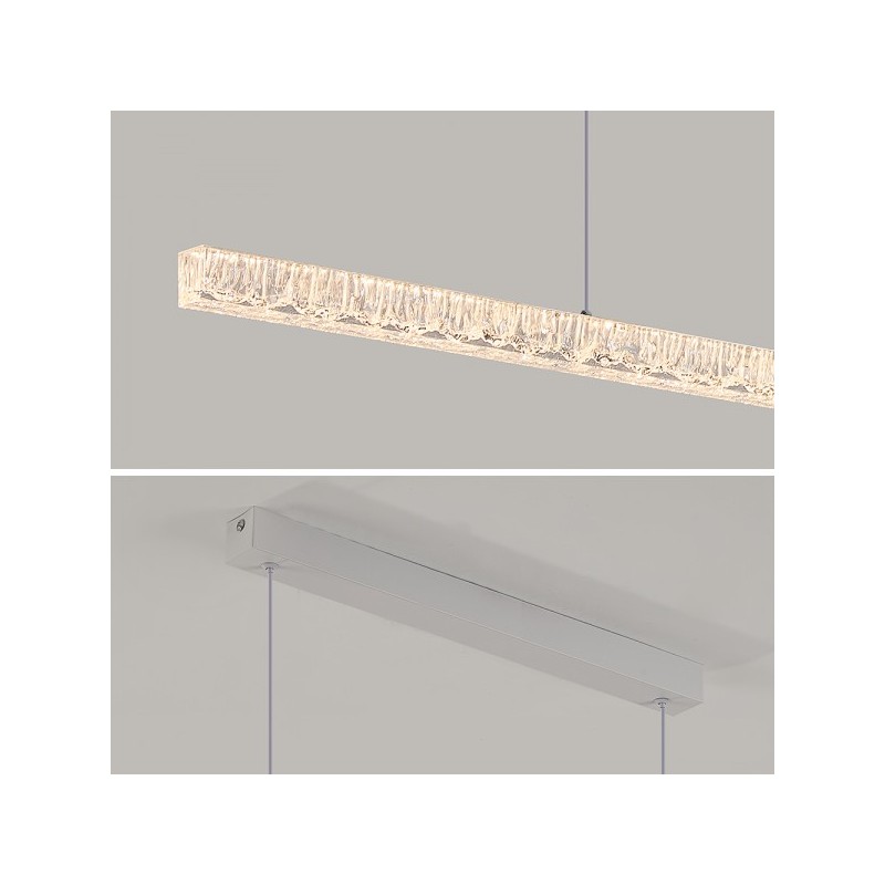 lampa wisząca biała na pilota do salonu jadalni kuchni