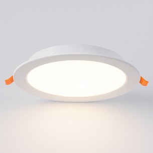 Panel LED podtynkowy 18W – mechanizm sprężynowy i otwór montażowy 180–200 mm