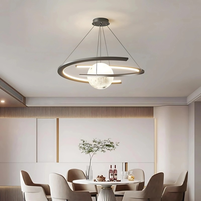 lampa wisząca nowoczesna sługa czarna