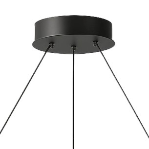 lampa wisząca na czarnej ramie