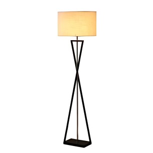 lampa stojąca podłogowa z abażurem na żarówki e27