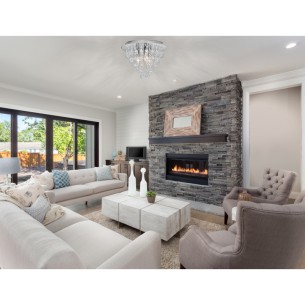 lampa sufitowa kryształowa w kolorze chrom