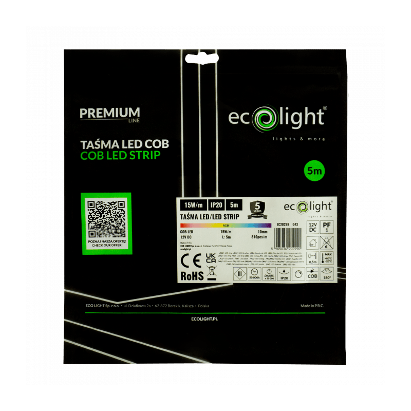 Taśma led rgb kolory