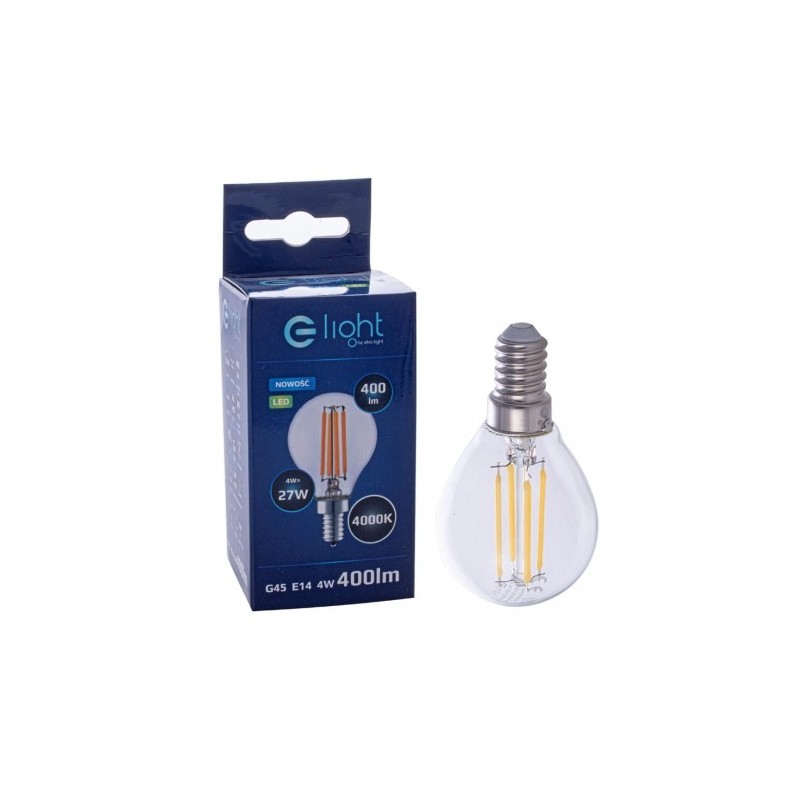 Żarówka Filamentowa LED 4W E14