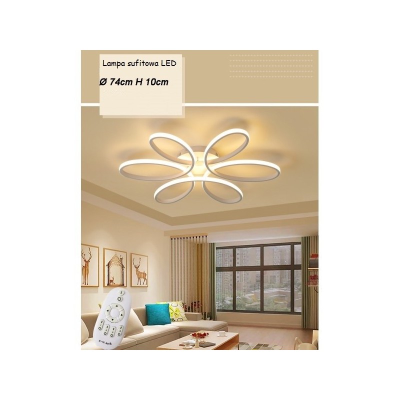 Plafon sufitowy biały