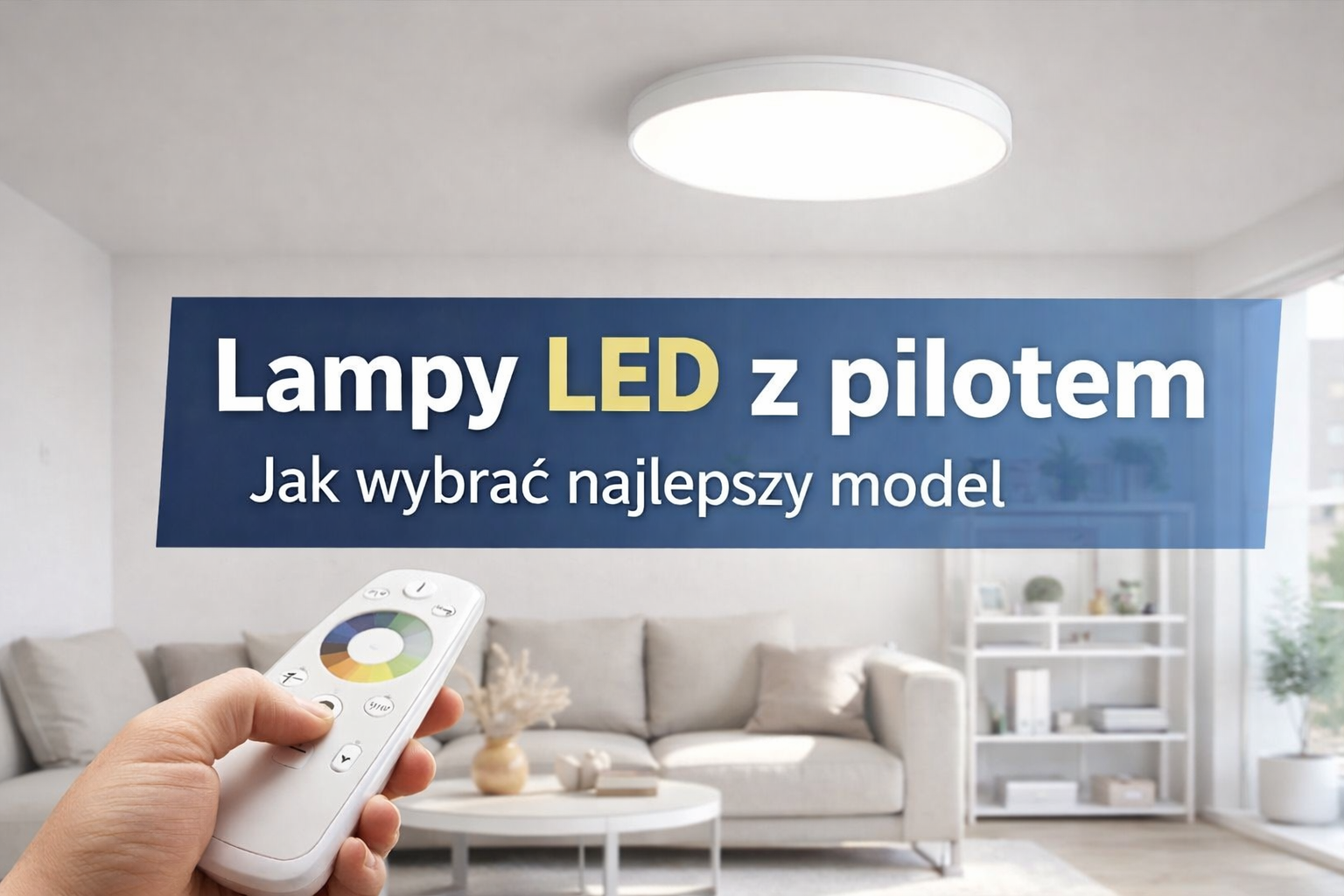 lampy led sterowane pilotem plafon led z pilotem lampa sufitowa led sterowana pilotem do salonu