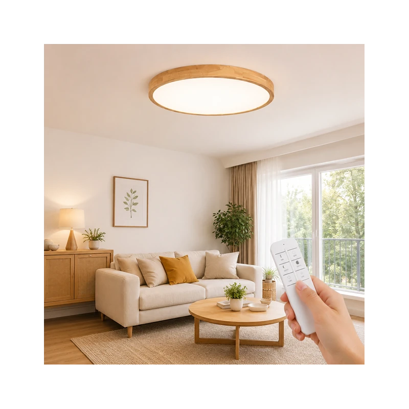 Duży plafon LED 60cm