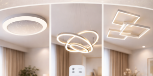 Lampy LED z pilotem – ranking najlepszych plafonów i lamp do salonu